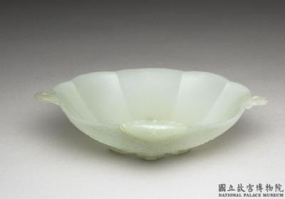 图片[2]-Jade plate in the shape of a shell, Mughal Empire-China Archive